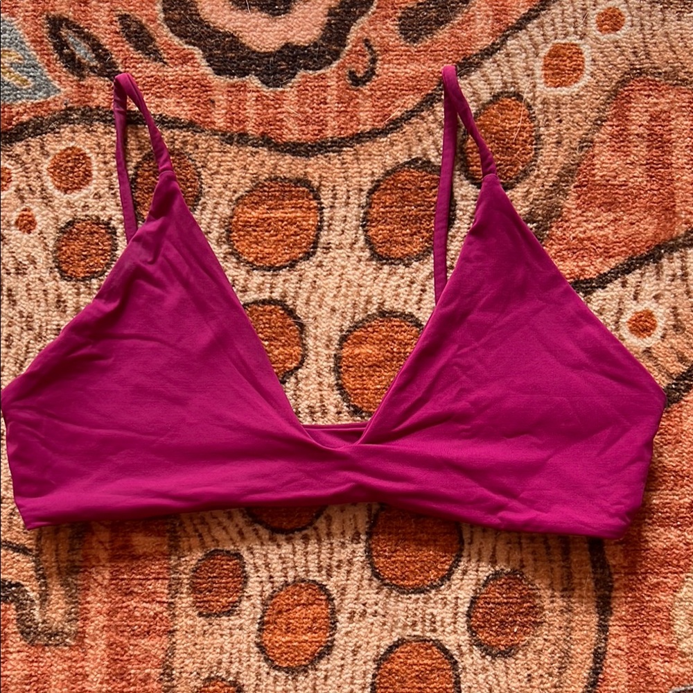 Novah Swim Pink bikini top - size small